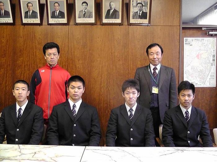 0119 空手部近畿大会出場の激励