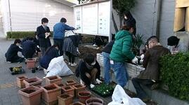 12/8(金)花苗・球根の植替え・植付け