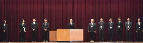 4/8(月)令和6年度 前期始業式並びに着任式