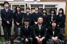 11/24(金)「全国大会出場」軽音楽部が校長室訪問