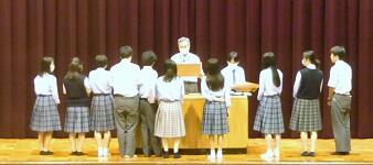 9/21(木)前期終業式を実施
