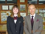 AFS留学生のマーニーさんが帰国へ