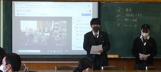 １／２５（火）教志コース「実地実習」代表発表会