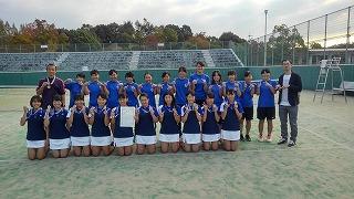 女子テニス部 公立校大会ベスト4進出