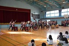 １１／１０（火）和太鼓部 奥坂小学校演奏会