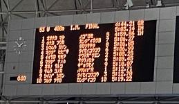 水泳部 女子個人メドレー 近畿大会出場