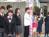 八中校区合同あいさつ運動
