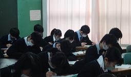 １／２３（土）１、２年生 外部模試を実施
