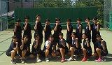 女子テニス部 団体戦ブロック予選優勝