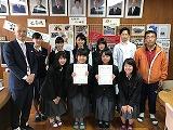 生徒会役員補充の立会演説会及び任命式