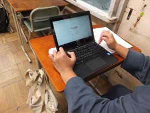 一人１台端末Chromebookを配布しました！