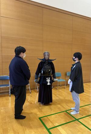 5月3日(土)本校生徒が、剣道部OB・OGの稽古会に参加しました
