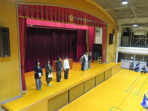 11月28日(金) 生徒会認証式を実施いたしました。