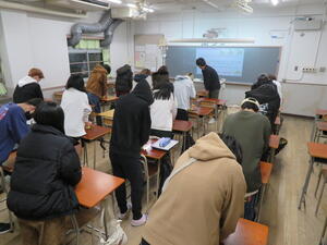 【授業の様子】保健(1年生)