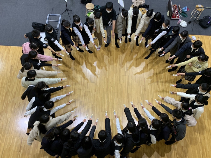 77期生へ②仮入部の集合場所は階段教室です!