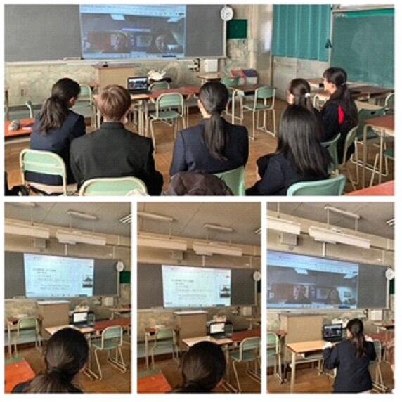 12月12日(木) シンガポールにある日本語学校とのオンライン交流