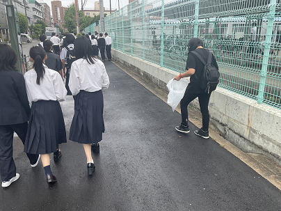 有志による地域清掃活動