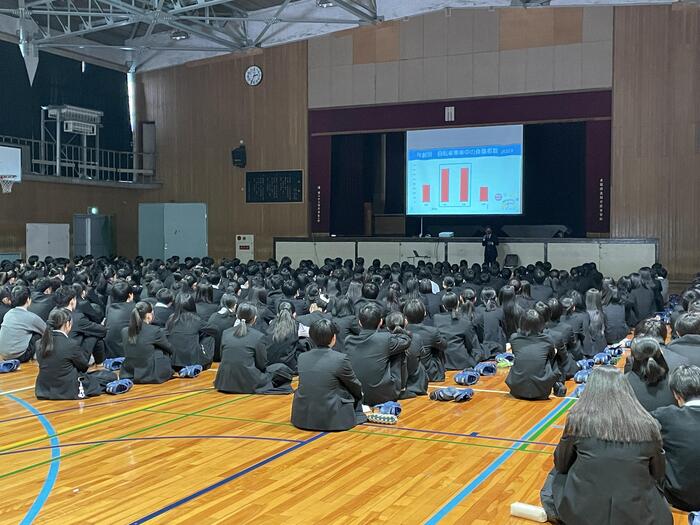 (1年生)交通安全講習を実施しました。