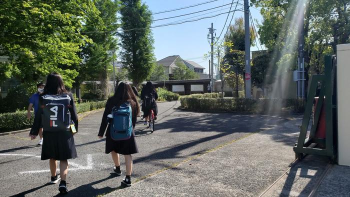 5月14日(木)今日は1年生の分散登校です。