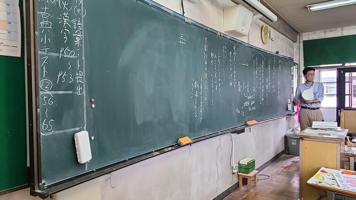 9月8日(水)2限に1年生国語現代文の授業を見学