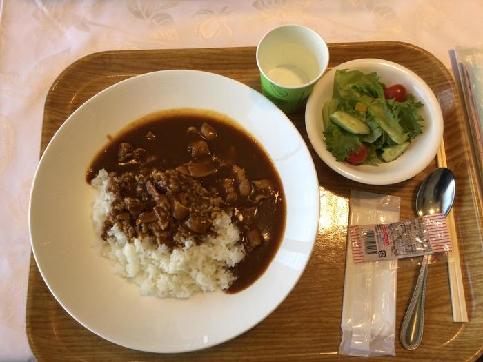 3月23日（火）第44期修学旅行第2日 昼食はホテルの特製カレー