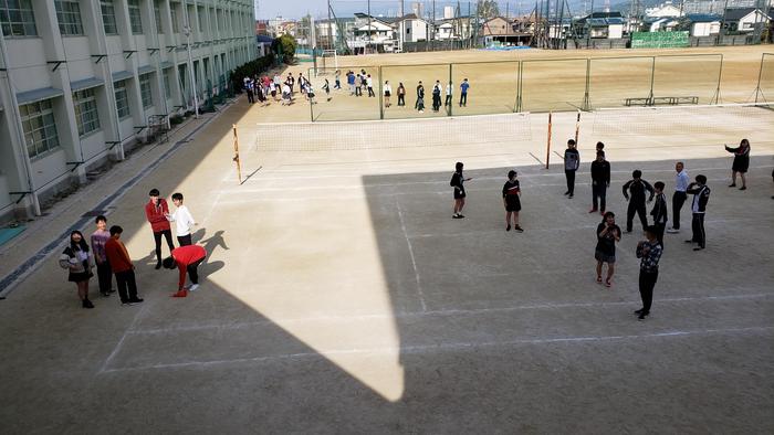 4月23日(火)3年生と2年生が体育祭の応援団活動開始