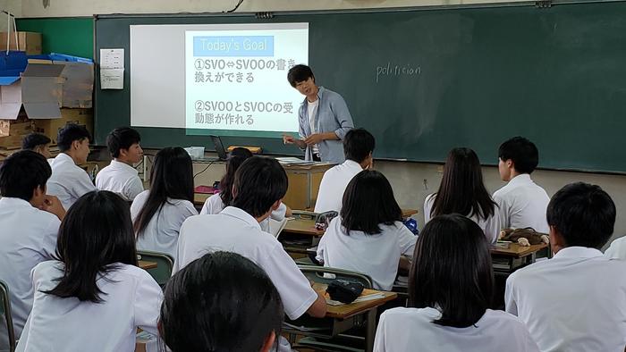 8月26日(月)3限に2学期最初の授業の様子を見に行きました~1年生~