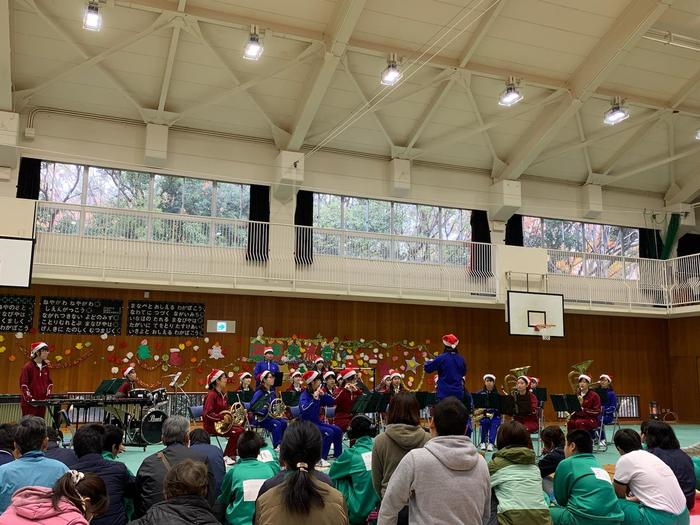 12月17日(火) 吹奏楽部が寝屋川支援学校で交流演奏会