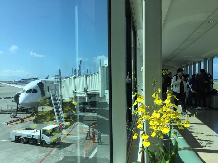 10月17日（木）43期生修学旅行第1日目 伊丹空港集合の2、4、5、6、7、9組は全員が無事に那覇空港に着いています。