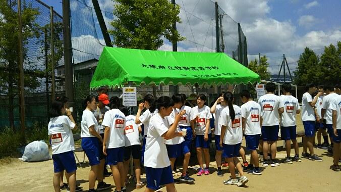 6月1日（金） PTAの給水活動と、多くの保護者の声援に感謝