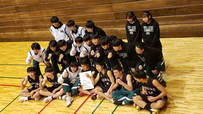 1月19日(日)男子は第4位でした。〜第67回 大阪高等学校バスケットボール新人大会西地区大会