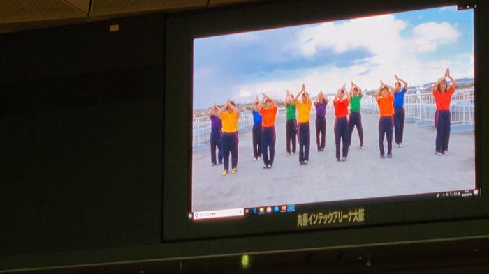 9月10日(木)『牧高フェス2020』昼休みに館内大型ビジョンに生徒の制作した色々楽しいビデオを放映