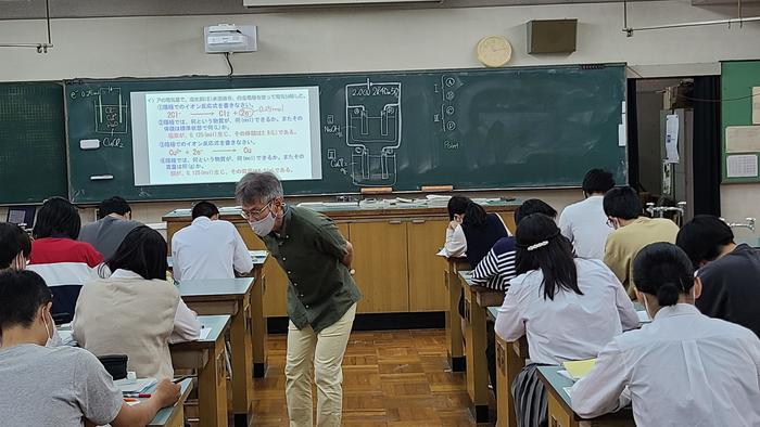 9月28日(月)教育庁から学校訪問があり、学校運営状況の説明や授業見学をしました。