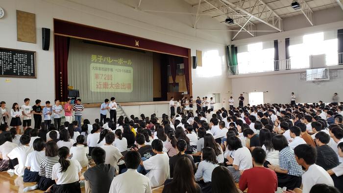 7月23日(火)終業式の後、クラブ表彰を行いました
