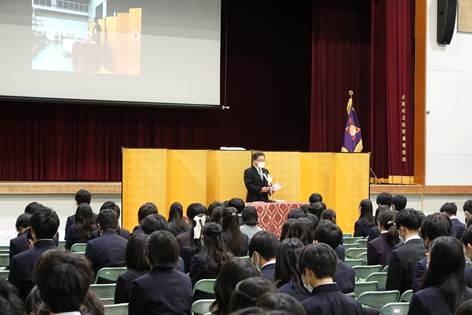 3月1日（月）第43回卒業証書授与式 校長式辞