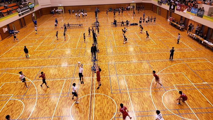 4月28日(日)今日は平成31年度第25回枚方市高等学校バレーボール選手権大会が開催されていますーその1