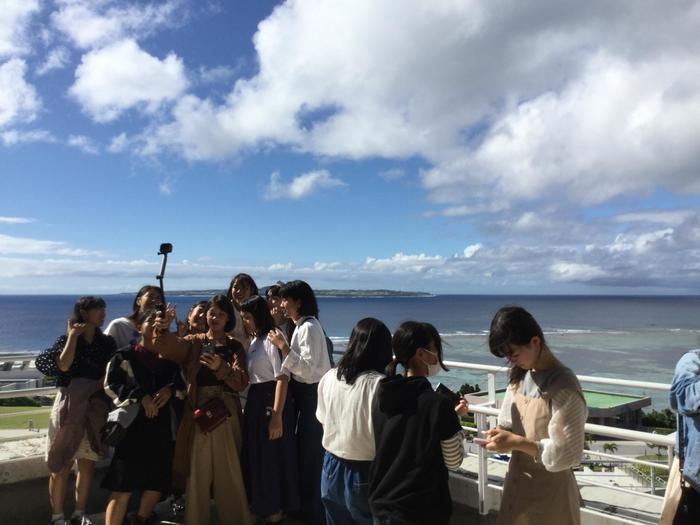 10月17日（木）43期生修学旅行第1日目 美ら海水族館に着きました