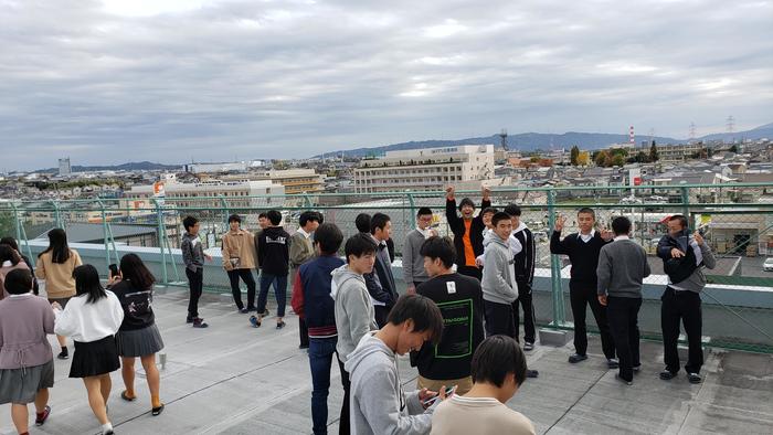 11月26日(火)生徒会主催の校舎屋上開放に行ってみました。