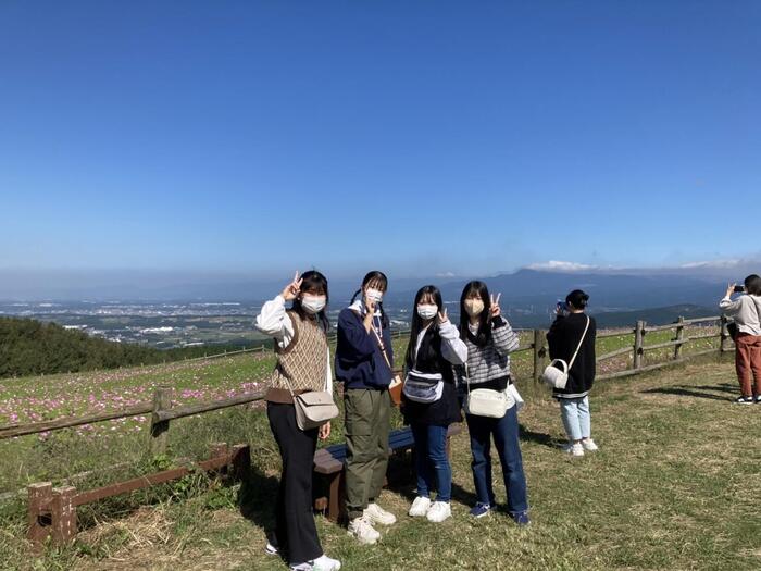 午前中阿蘇ミルク牧場訪問クラス（１ ４ ７組）の様子