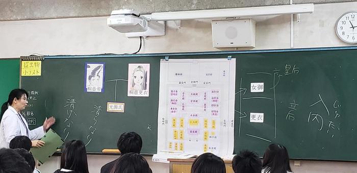 12月20日（水）国語の授業を見学