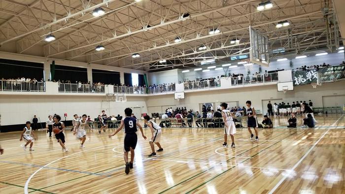 11月9日(土)牧野高校の体育館では北河内の中学校の男女のバスケットボール大会