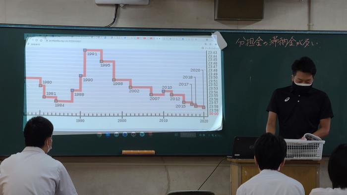 8月30日(月)1限に3年生国語、2限に1年生化学基礎、3限に3年生政治経済の授業を見学しました。