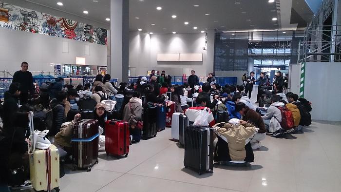 12月6日（金）修学旅行１日目 関西空港出発