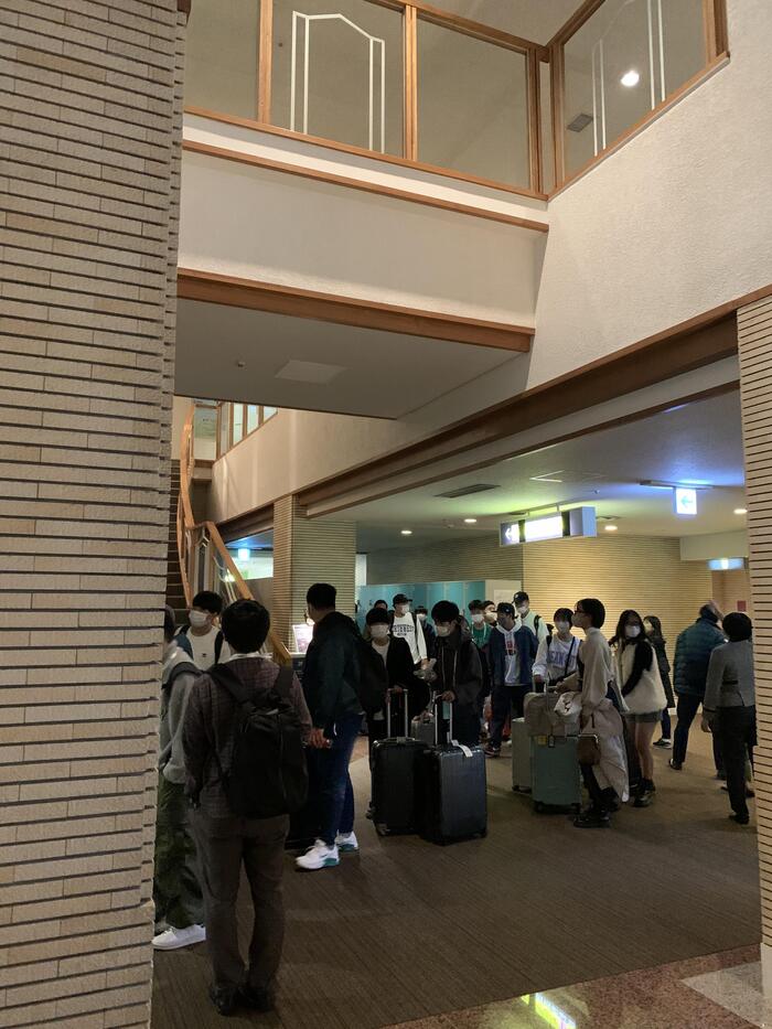 ホテル到着