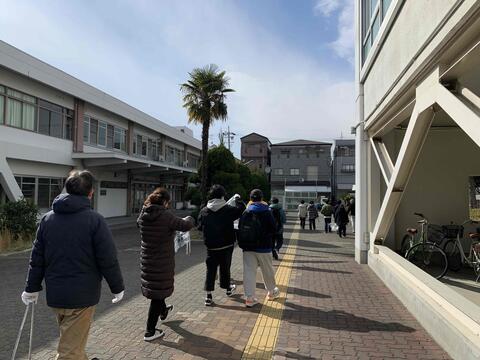 クリーンアップ出発.JPG