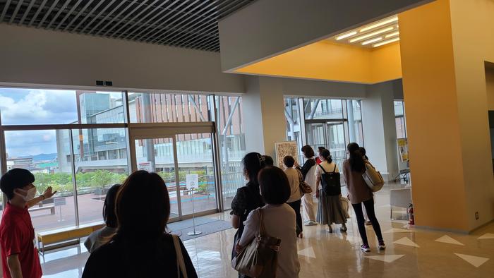 7月13日（水）PTA主催の大学見学会で、午後は立命館大学の大阪茨木キャンパスに行きました。