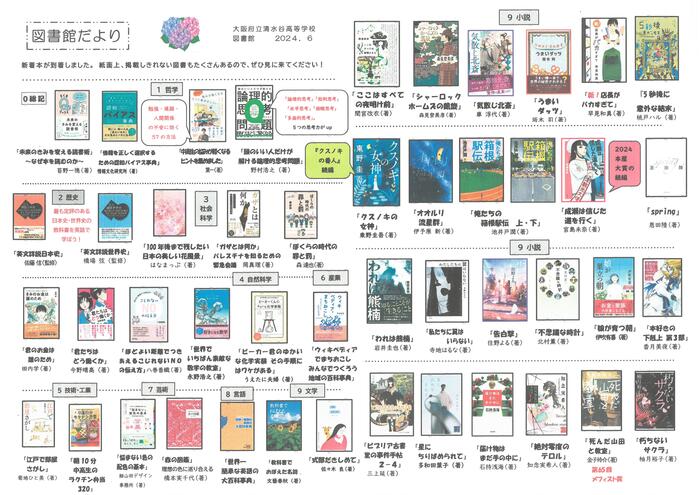 6月10日（月）図書館だより6月号をもらいました。