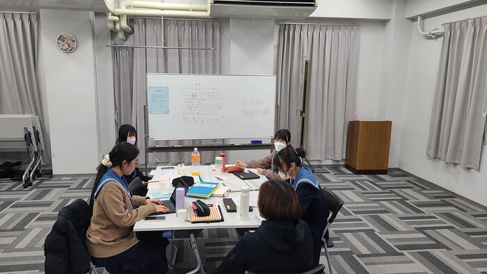 3月25日（月）生徒自治会の「スプリングキャンプ」が行われていました。