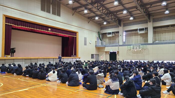 3月21日（木）令和5年度第3学期終業式を行いました。