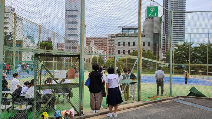 8月17日（木）中学生向け クラブ体験・見学会を実施。④男女軟庭